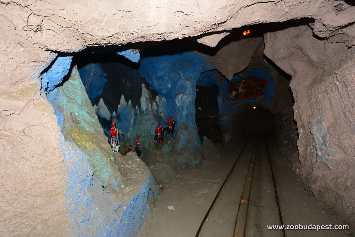 A barlangvasút alagútjának egy szakasza
