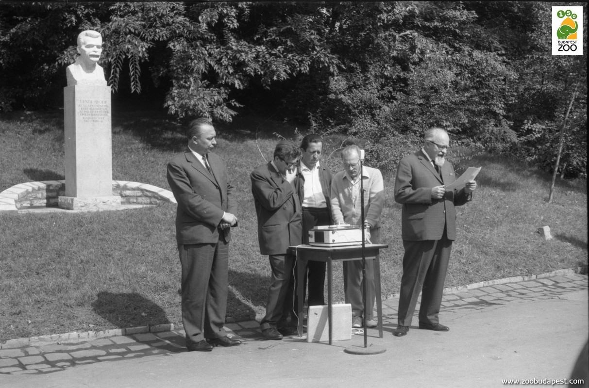 Lendl Adolf szobrának avatása 1965-ben