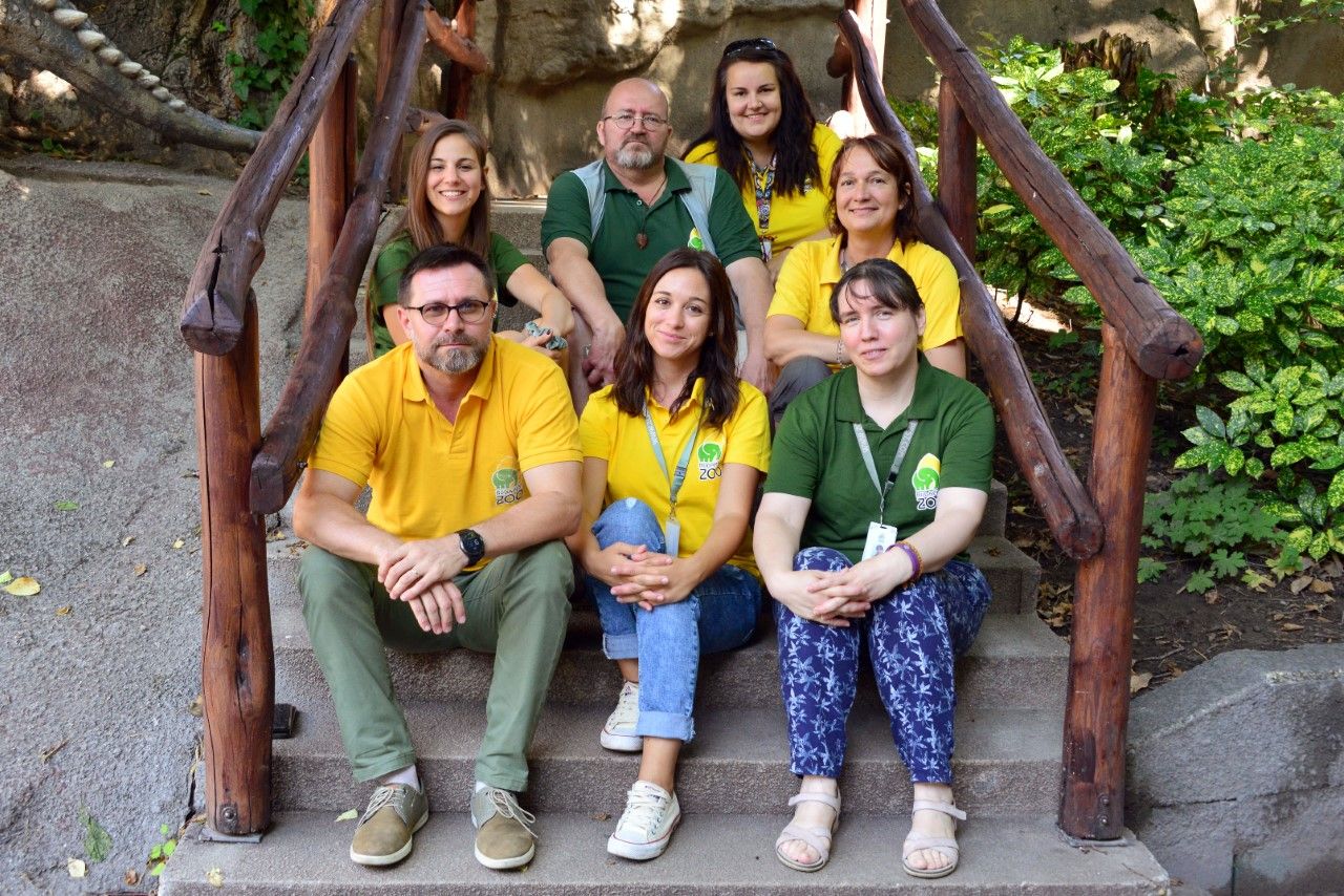 Az Állatkert zoopedagógiai csapata a 2021-es tanévkezdéskor