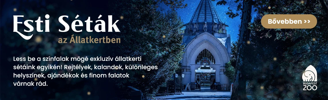 Esti Séták az Állatkertben banner - képernyő
