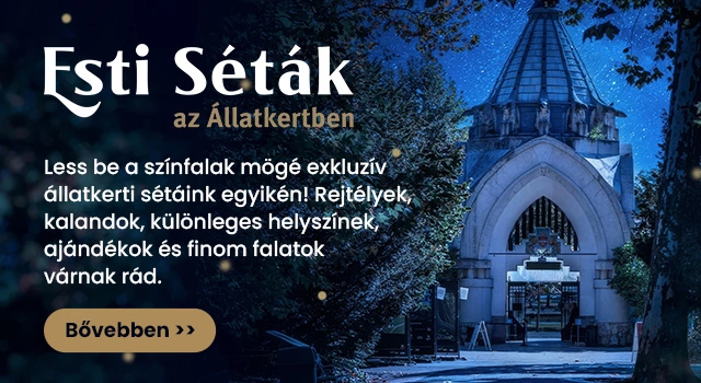 Esti Séták az Állatkertben banner - képernyő